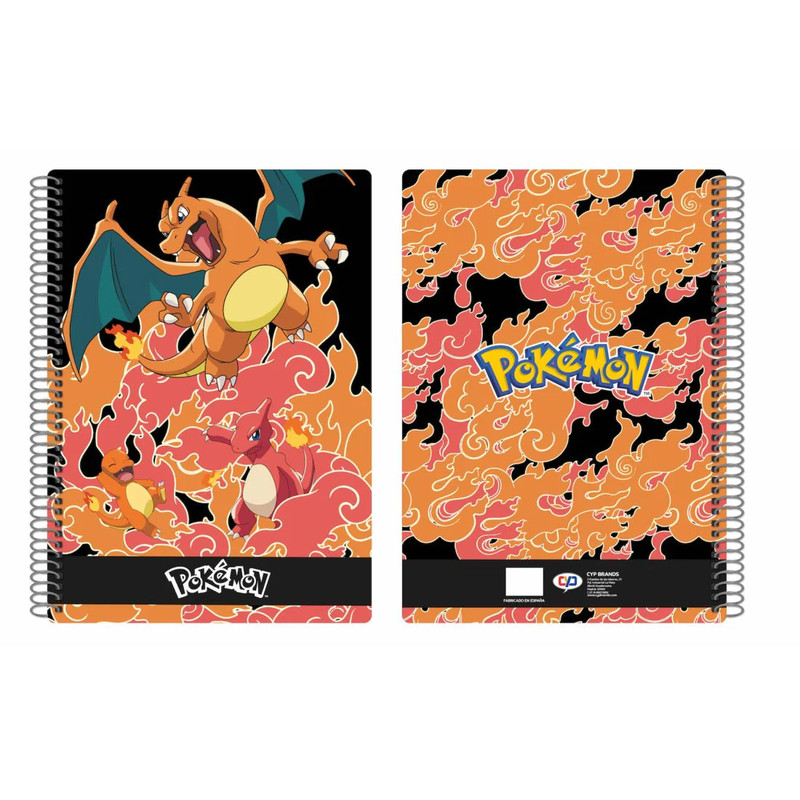 Pokémon A4 Spiral Notebook - Charmander - دفتر